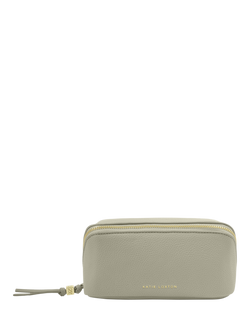 Katie Loxton Fold Out Mirror Makeup Bag, Green Mist, Green Mist