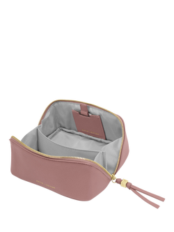 Katie Loxton Fold Out Mirror Makeup Bag, Deep Rose - view 2, Deep Rose