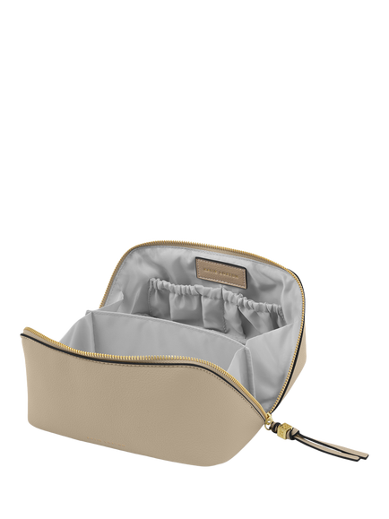 Katie Loxton Soho Makeup Bag, Light Taupe - view 2, Light Taupe