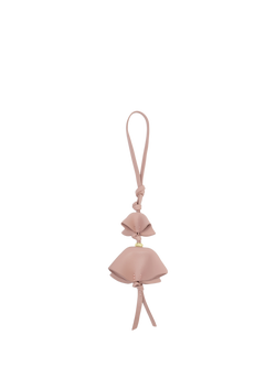 Katie Loxton Faux Leather Tulip Bag Charm, Pink Heather, Pink Heather