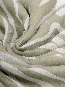Katie Loxton Wavy Stripe Scarf, Sage /Off White - view 2, Sage /Off White