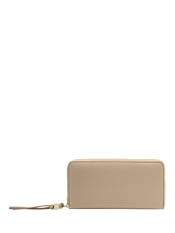 Katie Loxton Lottie Zip Around Purse, Light Taupe, Light Taupe