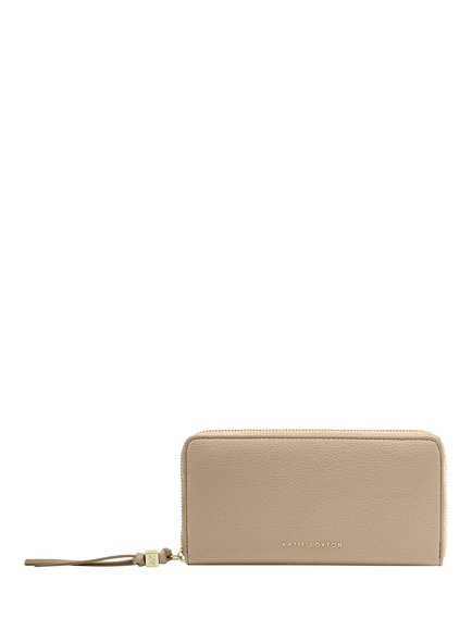 Katie Loxton Lottie Zip Around Purse, Light Taupe, Light Taupe