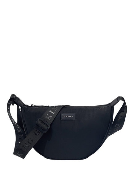 Gym King Crossbody Bag, Black, Black