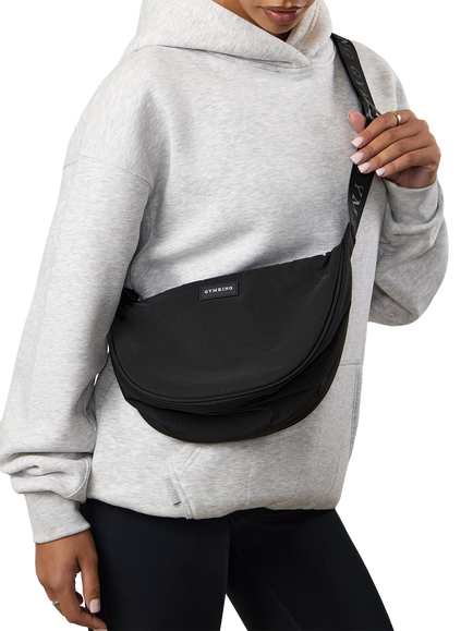 Gym King Crossbody Bag, Black - view 2, Black