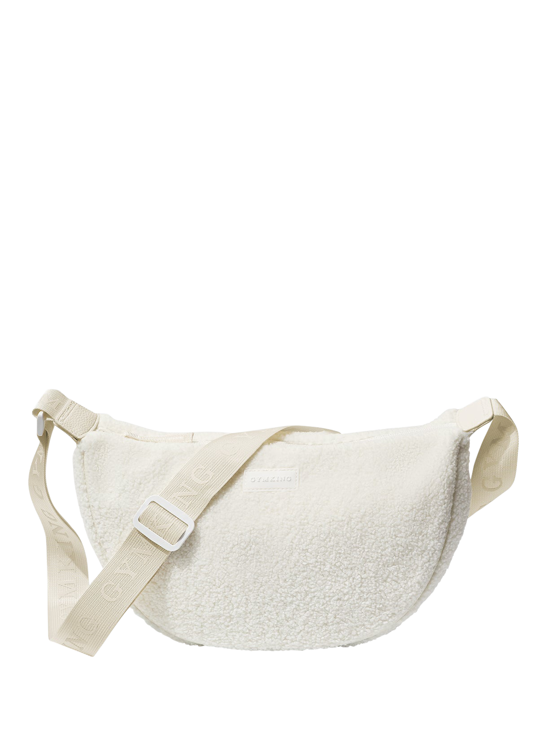 Product image 1 of 5, which shows Gym King Crossbody Bag, Cream