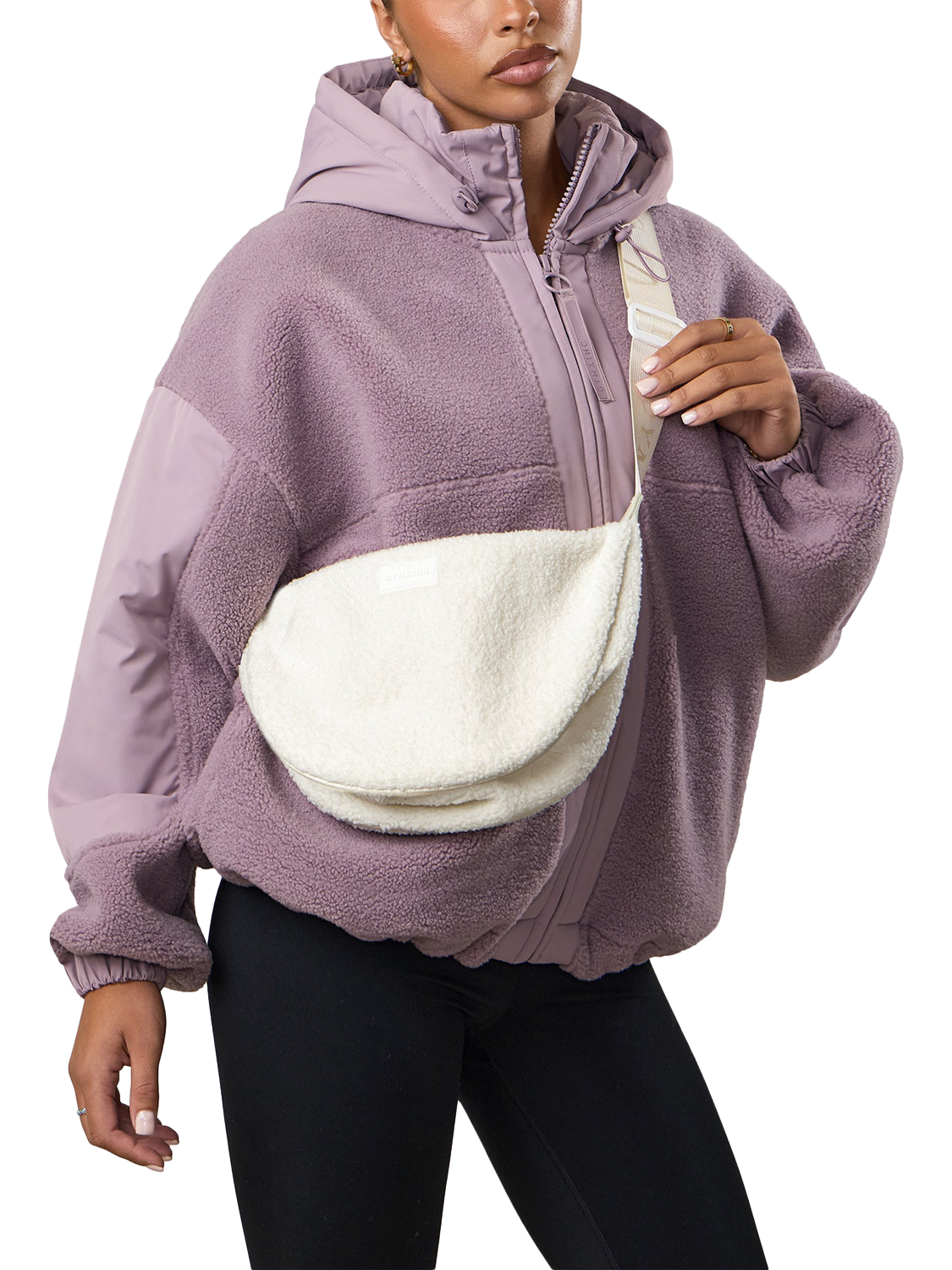 Product image 5 of 5, which shows Gym King Crossbody Bag, Cream