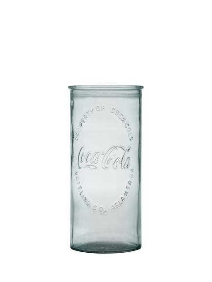 Vidrios San Miguel Coca-Cola Recycled Glass Highball, 550ml, Clear, Clear