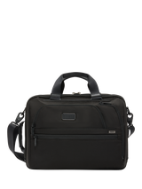 TUMI Alpha 3 Expandable Organizer Laptop Briefcase, Black