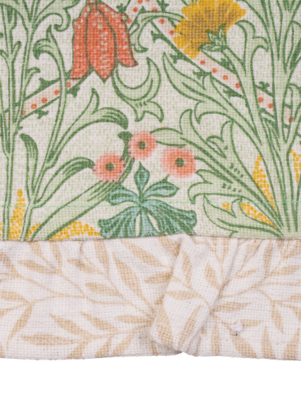 William Morris At Home Kitchen Garden Cotton Apron, Green - view 2, Multi
