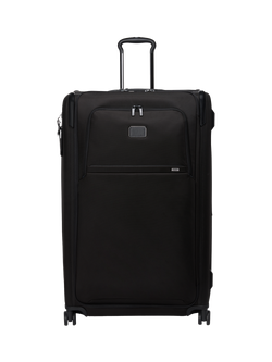 TUMI Alpha 4 Dual Access XXL Double Wheel Suitcase, 204L, Black, Black