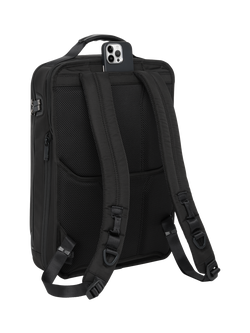Tumi Alpha Large 17" Expandable Backpack, 39.65L Black - view 2, Black