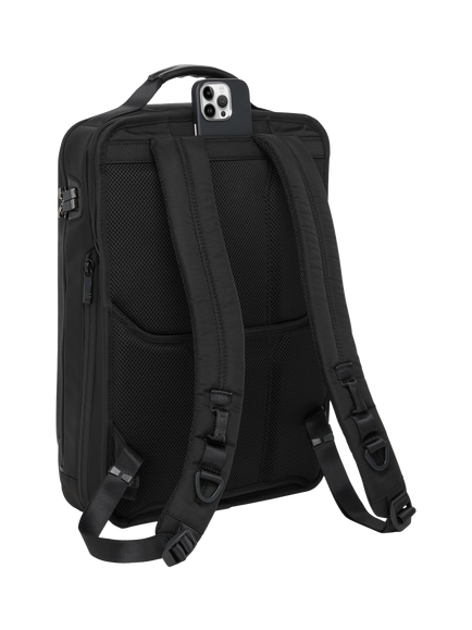 Tumi Alpha Large 17" Expandable Backpack, 39.65L Black - view 2, Black