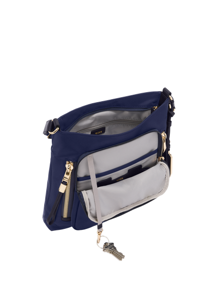 TUMI Voyageur Tyler Crossbody Bag - view 2, Indigo/Light Gold