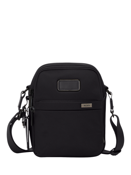 TUMI Alpha Small Crossbody Bag, 8L, Black, Black