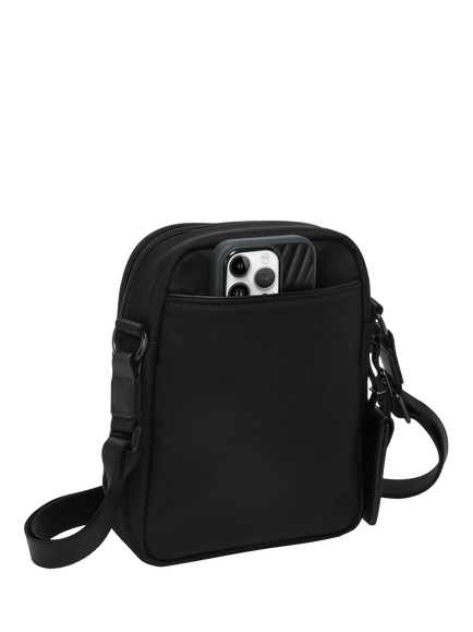 TUMI Alpha Small Crossbody Bag, 8L, Black - view 2, Black