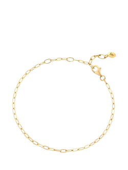 Dinny Hall Mini Paperclip Chain Bracelet, Gold