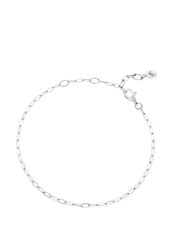 Dinny Hall Mini Paperclip Chain Bracelet, Silver