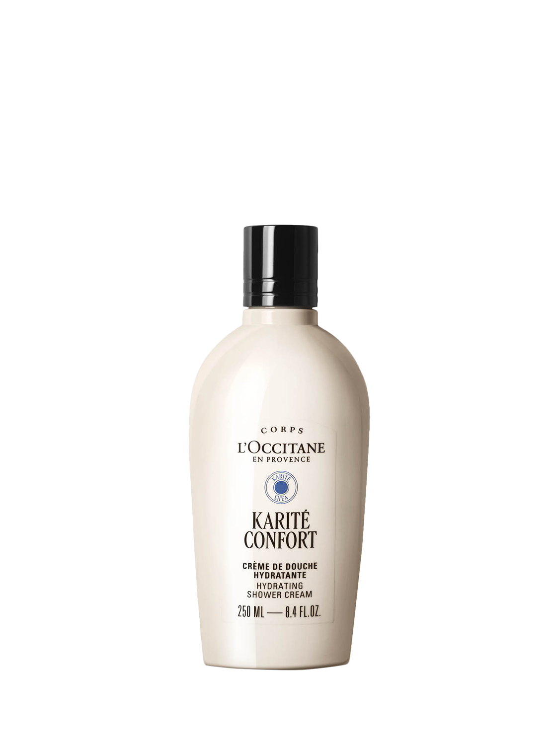 Product image 1 of 5, which shows L'OCCITANE Shea (Karité) Shower Cream, 250ml