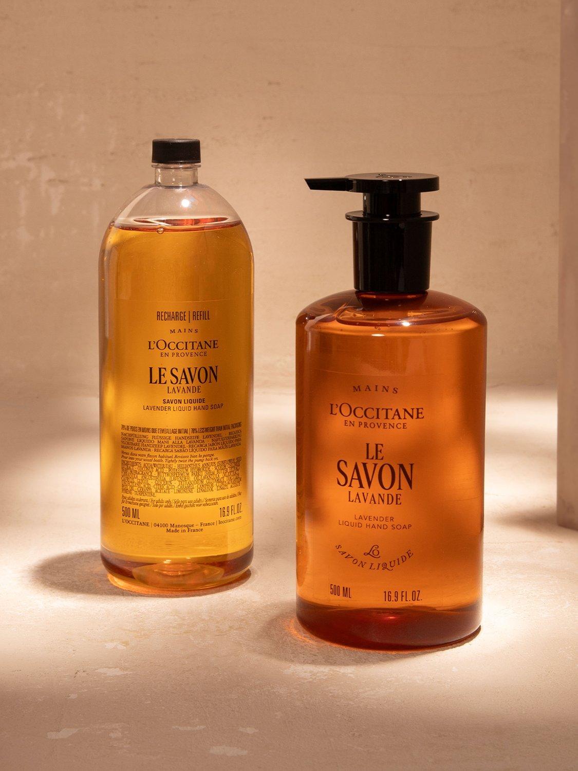 Product image 3 of 3, which shows L'OCCITANE Lavender Liquid Hand Soap Refill, 500ml