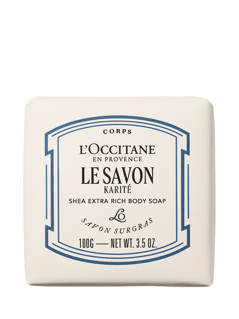Product image 1 of 4, which shows L'OCCITANE Shea (Karité) Extra Rich Soap, 100g