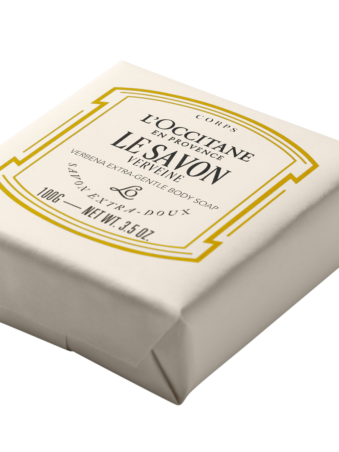 Product image 2 of 4, which shows L'OCCITANE Verbena Extra-Gentle Body Soap, 100g