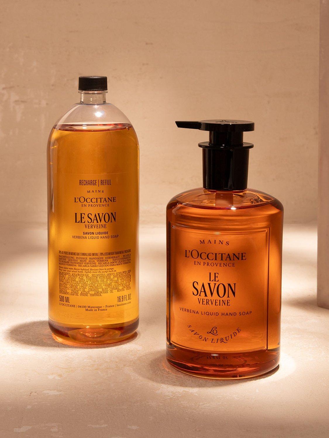 Product image 5 of 5, which shows L'OCCITANE Verbena Liquid Hand Soap Glass, 350ml