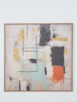 John Lewis Irena Orlov 'Abstract Clarity' Embellished Framed Canvas Print, 82.8 x 82.8cm, Multi, Multi