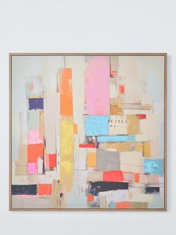 John Lewis Irena Orlov 'Urban City Collage' Embellished Framed Canvas Print, 82.8 x 82.8cm, Multi, Multi