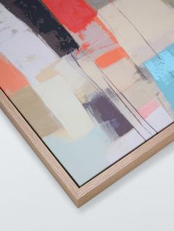 John Lewis Irena Orlov 'Urban City Collage' Embellished Framed Canvas Print, 82.8 x 82.8cm, Multi - view 2, Multi