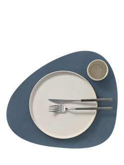 LIND DNA Nupo Curve Placemat, Black - view 2, Dark Blue