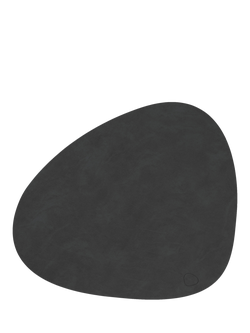 LIND DNA Nupo Curve Placemat, Black, Black