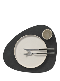 LIND DNA Nupo Curve Placemat, Black - view 2, Black