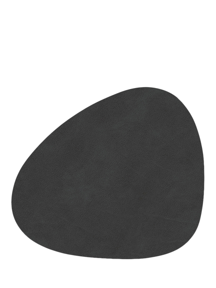 LIND DNA Nupo Curve Coaster, Recycled Leather, Black