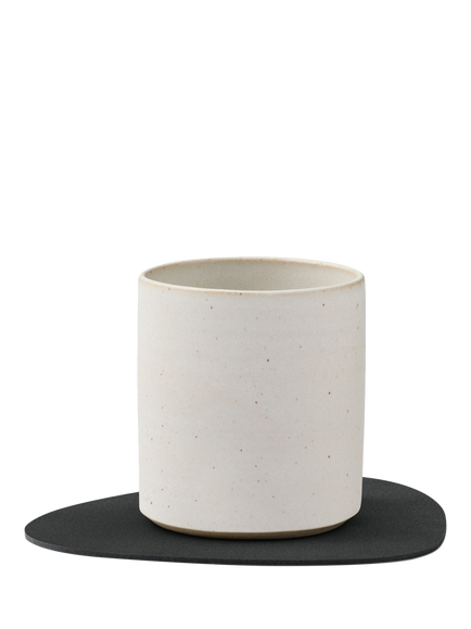 LIND DNA Nupo Curve Coaster, Recycled Leather - view 2, Black