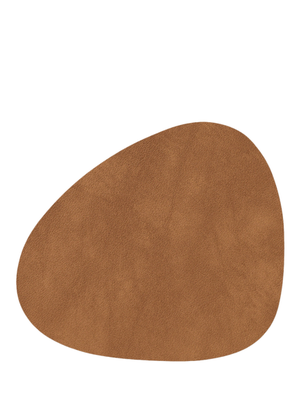 LIND DNA Nupo Curve Coaster, Recycled Leather, Nature