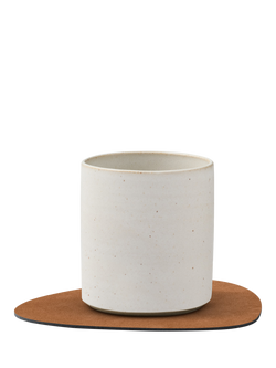 LIND DNA Nupo Curve Coaster, Recycled Leather - view 2, Nature