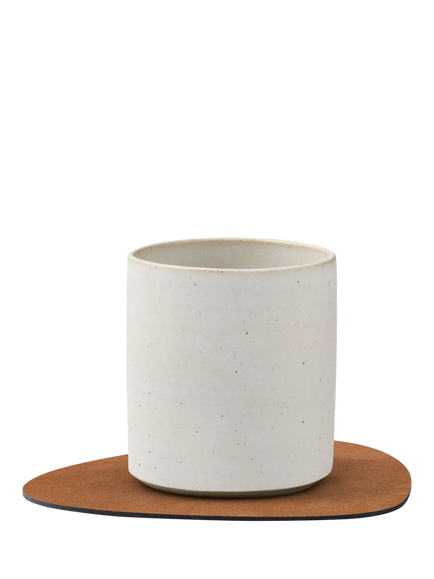 LIND DNA Nupo Curve Coaster, Recycled Leather - view 2, Nature