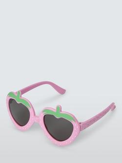 John Lewis Baby Strawberry Sunglasses, Pink