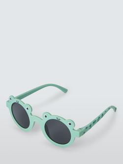 John Lewis Baby Frog Sunglasses, Green