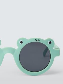 John Lewis Baby Frog Sunglasses - view 2, Green