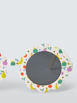 John Lewis Baby Fruity Sunglasses - view 2, White