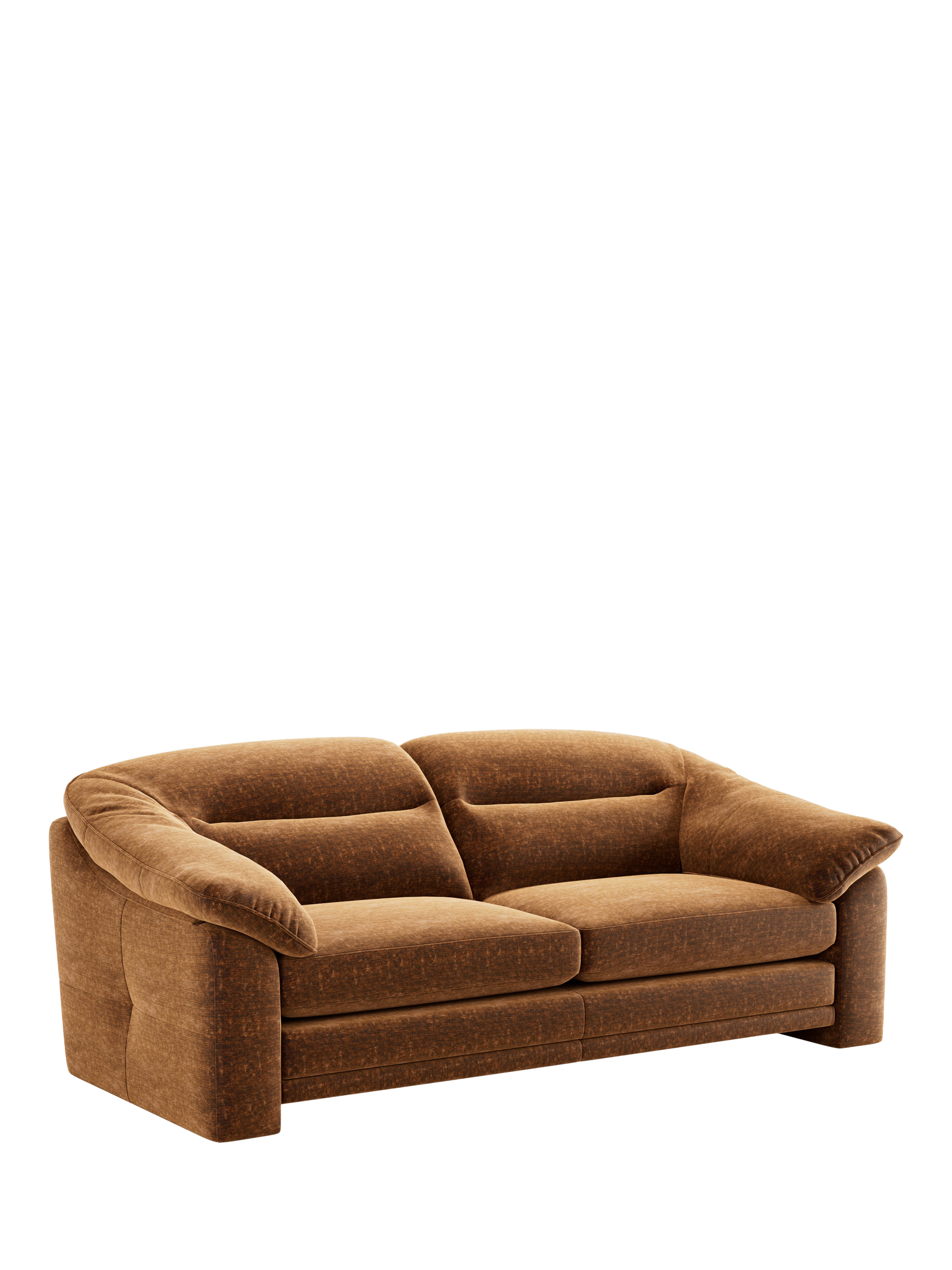 Alba Range, At the Helm Alba Large 3 Seater Velvet Sofa, Balmoral Harvest