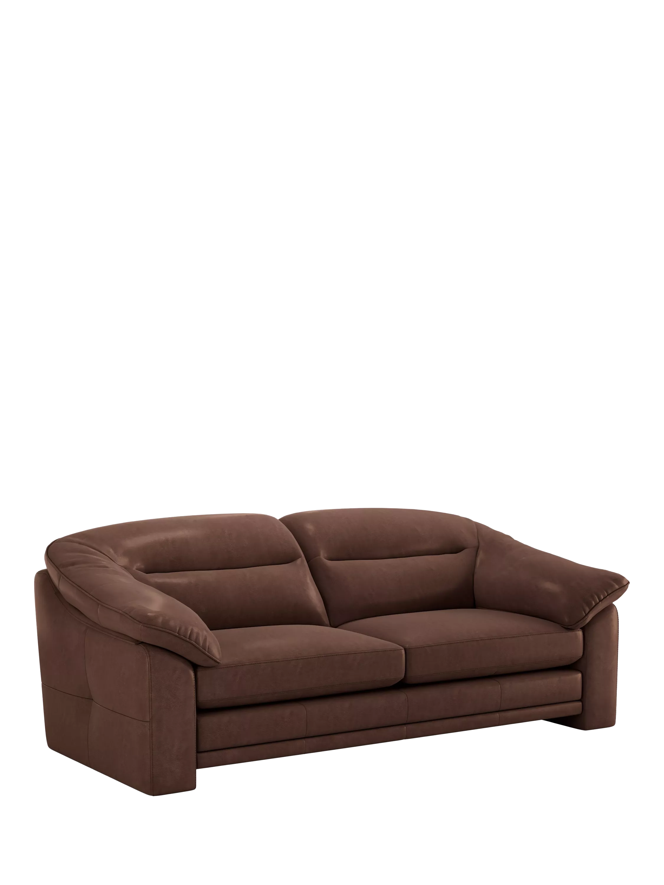 At the Helm Alba Large 3 Seater Leather Sofa