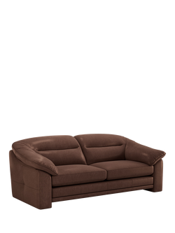 At the Helm Alba Large 3 Seater Leather Sofa, Adventurer Canyon Hawk