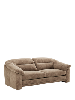 At the Helm Alba Large 3 Seater Velvet Sofa, Pembroke Millstone, Pembroke Millstone