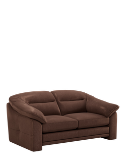 At the Helm Alba Medium 2 Seater Leather Sofa, Adventurer Canyon Hawk
