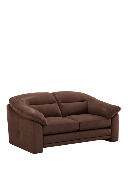 At the Helm Alba Medium 2 Seater Leather Sofa, Adventurer Canyon Hawk