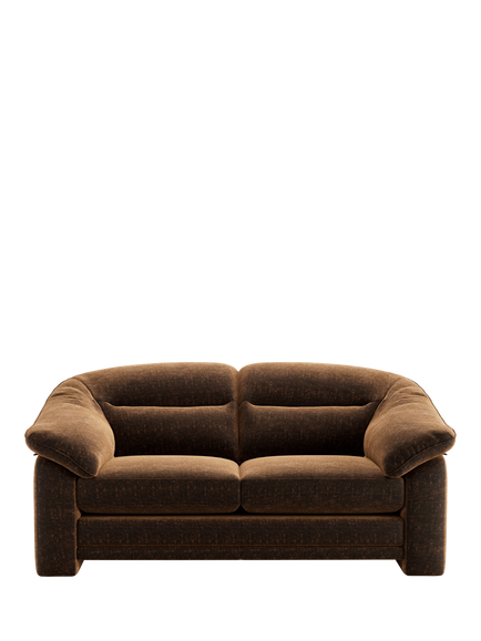 At the Helm Alba Medium 2 Seater Sofa - view 2, Balmoral Brown Bramble