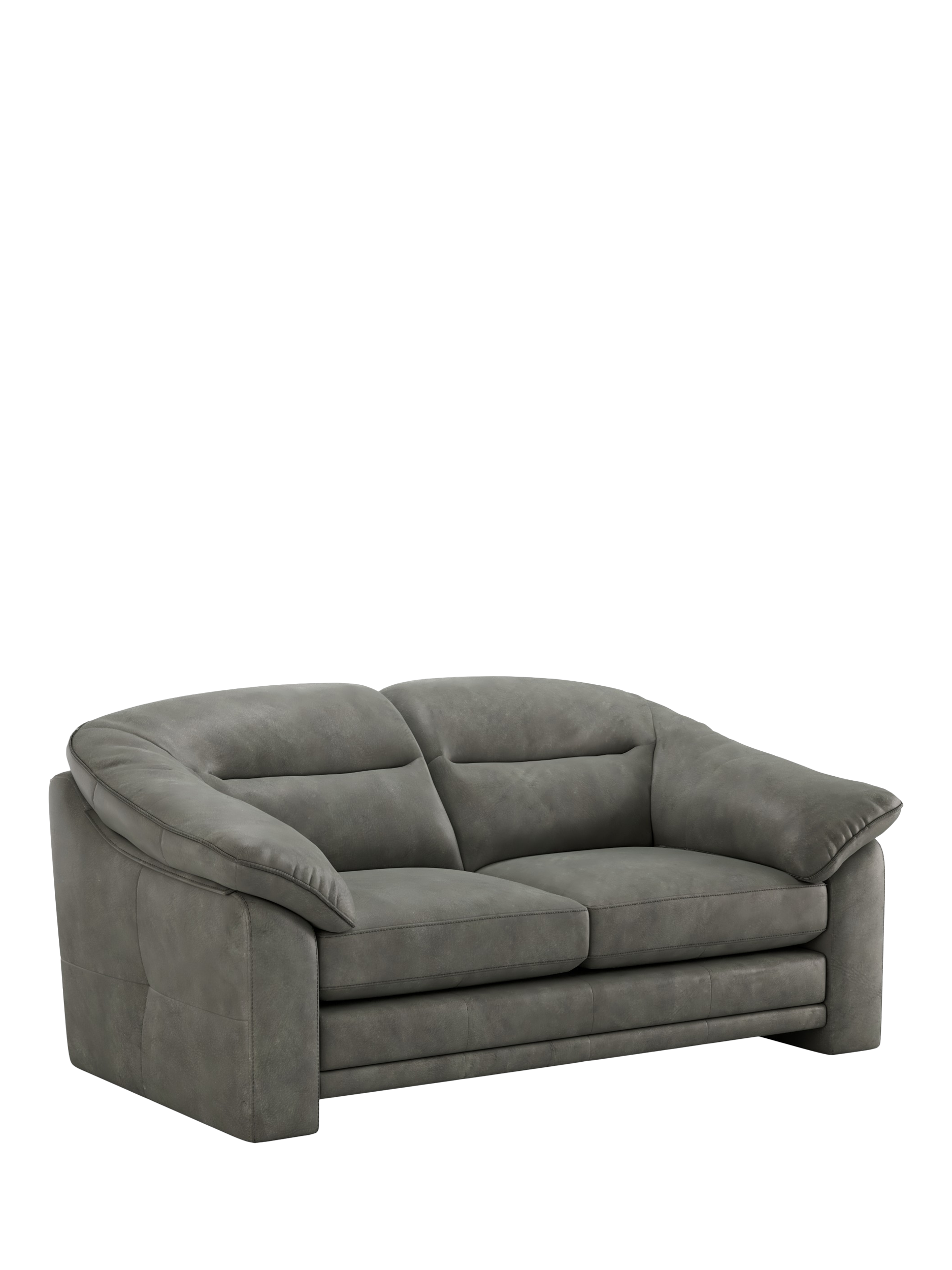 Alba Range, At the Helm Alba Medium 2 Seater Leather Sofa, Explorer Limestone